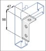 Picture of 90° 3 Hole (50mm x 96mm) Angle Bracket 1 Hole/2 Hole FB112 304514