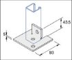 Picture of 1 Hole Single Channel Base Plate FB105 304543