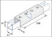 Picture of 41mm x 41mm External Connector FB127-41 304570