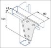 Picture of 90° 4 Hole Large Delta Bracket 2 Hole/2 Hole FB117 304519