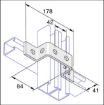 Picture of 84mm Wide Top Hat Bracket FB137 304537