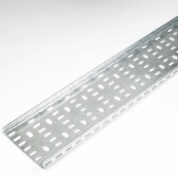 Show details for 100mm M.D.R.F. Pre Galv Cable Tray x 3m Unistrut ML100/102 303823 Picture of 100mm M.D.R.F. Pre Galv Cable Tray x 3m Unistrut ML100/102 303823
