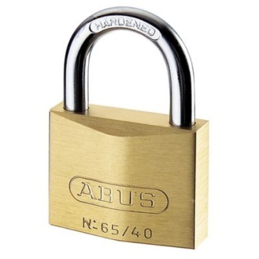 Picture of Abus No 65/40mm Brass Padlock Keyed Alike 484064