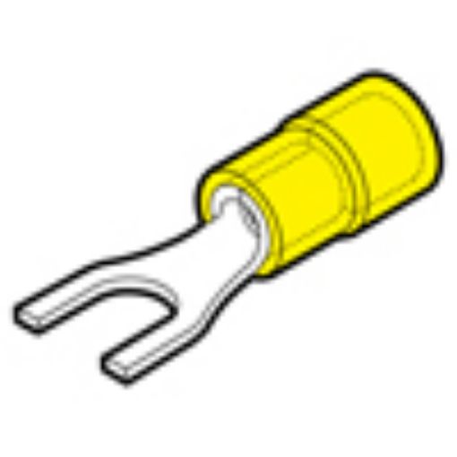 Picture of GF-U4     Yellow Fork Terminal Cembre 309111