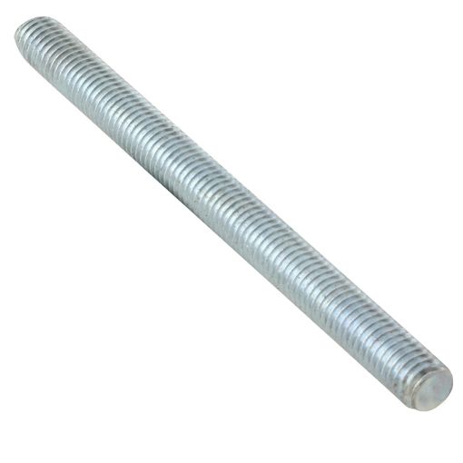 Picture of M10 x  25mm Steel Allthread Stud Grade 4.8 Zinc Plated 190851