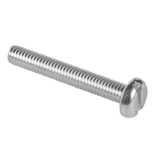 Picture of M6   x 40mm Zinc Pan Head Machine Screw - Slotted 931147