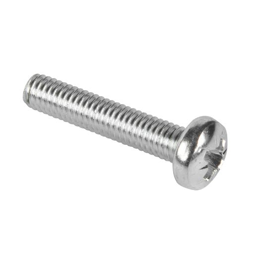 Picture of M5   x 40mm Zinc Pozi Pan Head Machine Screw 931166