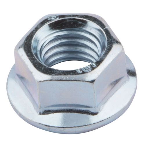 Picture of M6  Serrated Flange Nut Zinc DIN 6923 117116