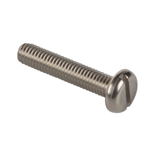 Picture of M5  x 16mm Slotted Pan Head Stainless Steel Machine Screw Grade A2 159778