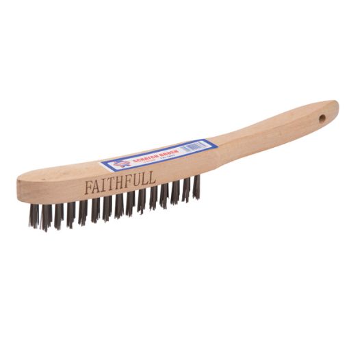 Picture of 4 Row Heavy Duty Wire Scratch Brush WS4 429121