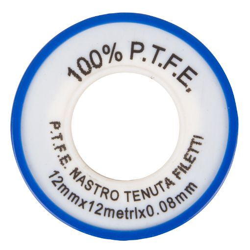 Picture of 12mm x 0.075mm x 12m PTFE Threadseal Tape BS7786 1995 Grade L 333905