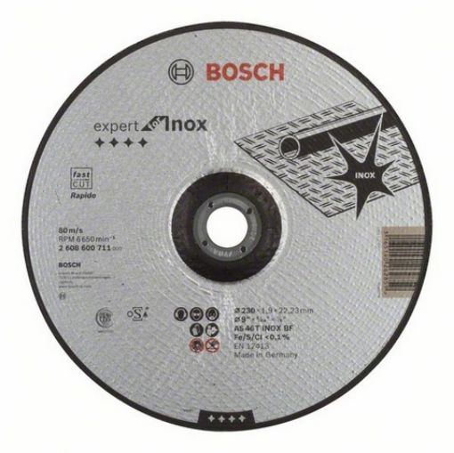 Picture of 230 x 1.9 x 22.2mm (9") as 46 T Inox BF Cutting Disc 502503