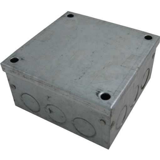 Picture of 4 x 4 x 3     Galvanised KO Adaptable Box 325108