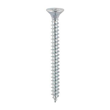 Show details for 5.0 x 100mm (10 x     4") Pozi Countersunk Woodscrew Zinc Plated 239042 Picture of 5.0 x 100mm (10 x     4") Pozi Countersunk Woodscrew Zinc Plated 239042