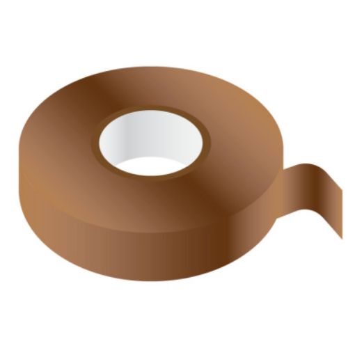 Picture of 19mm x 33m (Brown)  Insulating Tape 333203