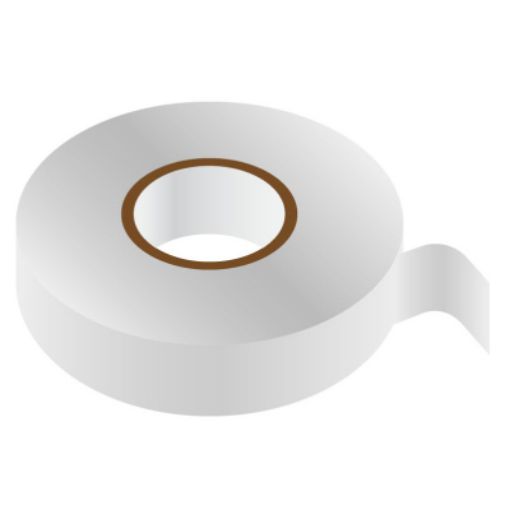 Picture of 19mm x 33m (White)  Insulating Tape 333211