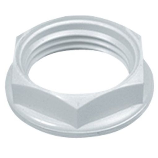 Picture of M25 White Nylon Locknut 321010