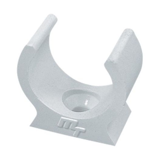 Picture of M20 White PVC Spring Clip Conduit Saddle 337663