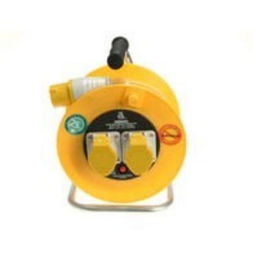 Picture of 25m 110v Extension Reel (Double SKT) PVC Reel/Steel Frame 458004