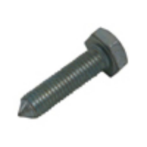 Picture of M10 x 40 Cone Point Hex Setscrews Zinc Plated CPH1040 304590