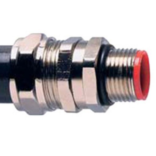 Picture of M25 Type B Male Swivel Adaptor Brass Nickel Plated SPL25/M25/B 337834