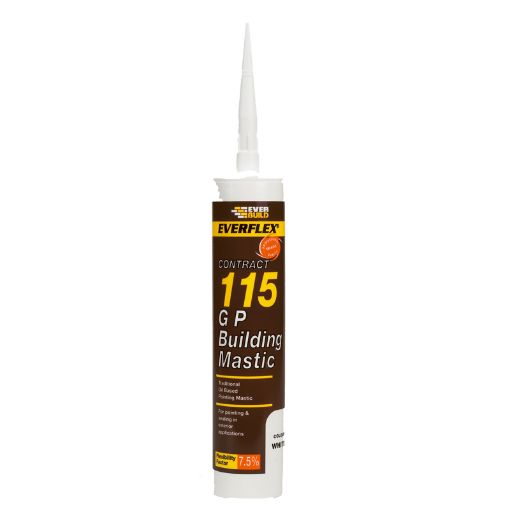 Picture of White 115 G.P. Building Mastic 310ml 519091