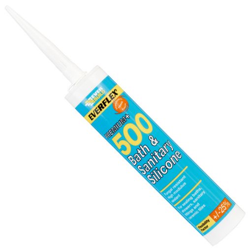 Picture of Translucent 500 High Modulus Bath & Sanitary Silicone Sealant 310ml 519042