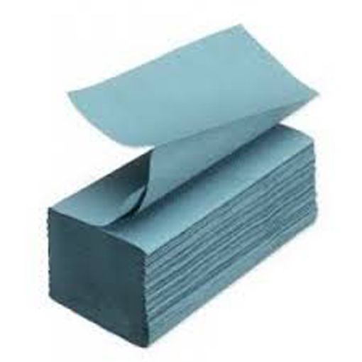 Picture of Paper Hand Towel Blue C Fold 23x33CM 429215