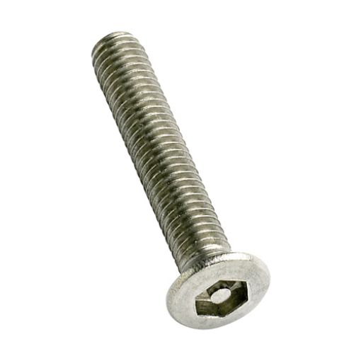 Picture of M3.5 x 40mm Raised CSK Pin Hex Security Machine Screws A2 Stainless Steel 272392