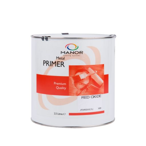 Picture of 5L   Red Oxide Metal Primer (2-4 Hours Drying) Manor Coatings ZP24ROXXX5LIT 476111