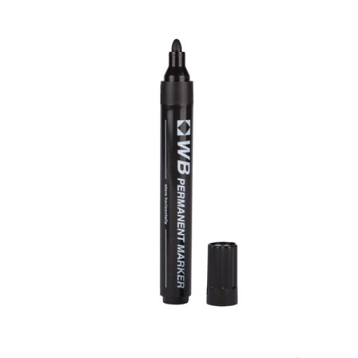 Picture of Black Bullet Tip Marker Pens KF26045 429301