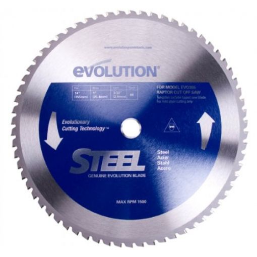 Picture of 355mm 14" Evolution 66 Teeth Steel TCT Blade (1450 Rpm) 502505