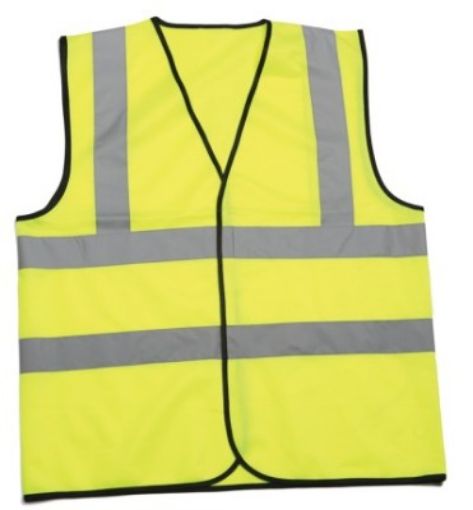 Picture of Size XL High Visibility Waistcoat (43" - 46") Saturn Yellow 480178