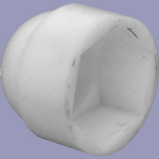 Picture of M6 (10mm AF) White Nut Cover Cap 190931