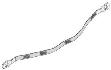 Show details for 100mm Cable Tray Earth Continuity Connector EB100 (Earth Braid) 303990 Picture of 100mm Cable Tray Earth Continuity Connector EB100 (Earth Braid) 303990
