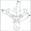 Picture of P2223 Wing 4 Hole Bracket Unistrut 932119