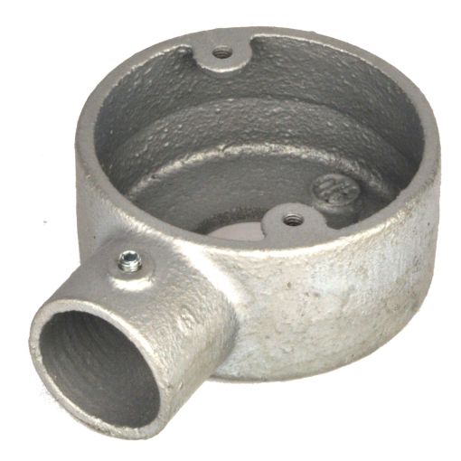 Picture of 25mm Conlok End (Terminal) Box c/w 25mm Hole Galvanised CL15G 335226