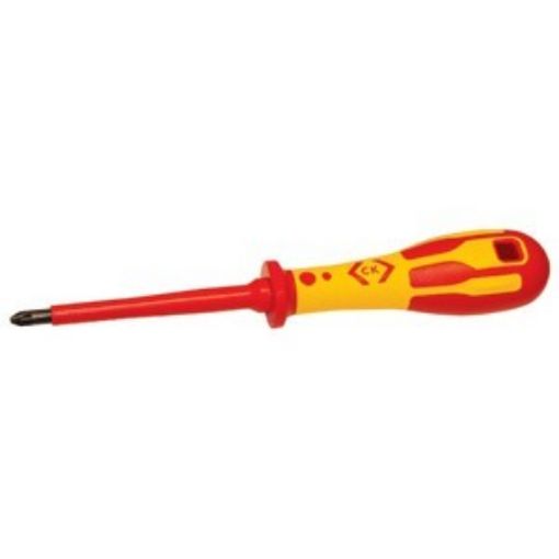 Picture of No 1 Pozi VDE 80mm Blade C.K. Dextro Screwdriver T49143-1 510141