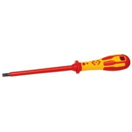 Picture of 5.5mm Slotted Parallel Tip VDE 125mm Blade C.K. Dextro Screwdriver T49144-055 510132