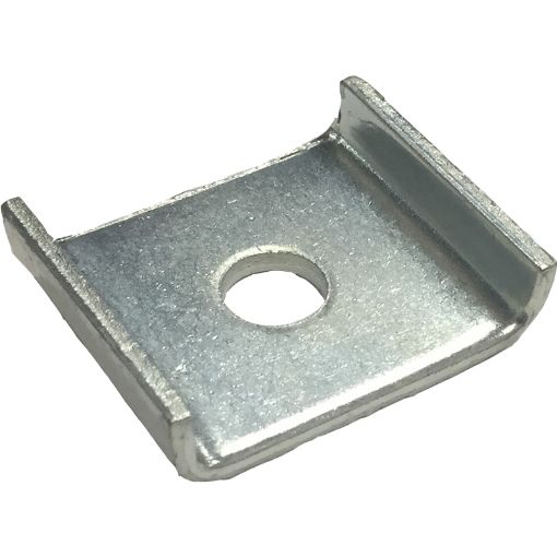 Picture of 1 Hole Square Plate Lipped Washer M8 FB100/8 Lip 932109