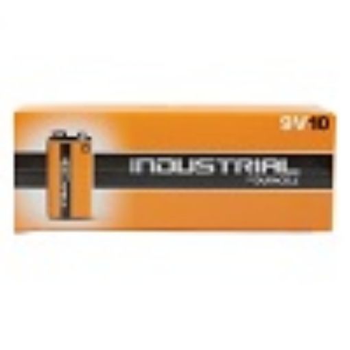 Picture of Size 9V Duracell Industrial Battery ( PP3 / MN1604 / 6LR61 ) 320614