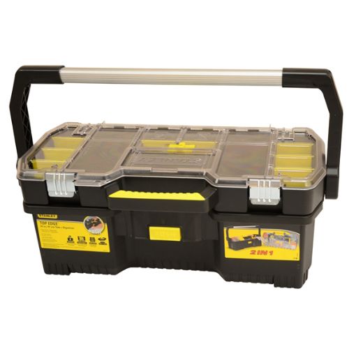 Picture of 61cm (24") Stanley Tool Box c/w Tote Tray Organiser 1-97-514 510283