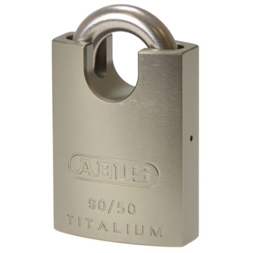 Picture of Abus 90RK Series 50mm Titalium Padlock Closed Stainless Steel Shackle 90RK/50 C 484077