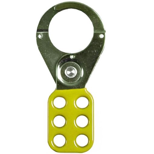 Picture of Abus 702 Series 38mm (1.1/2") Yellow Lock Off Hasp H702Y 484009