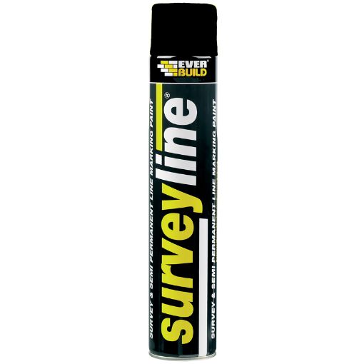 Picture of Black Line Marking Spray Paint 750ml 476207