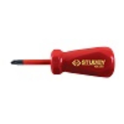 Picture of No 2 Pozi C.K. Stubby VDE Slim Screwdriver T48343-2 940273