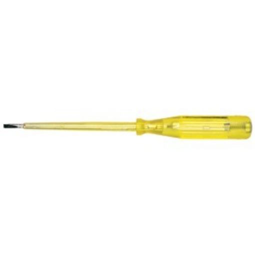 Picture of 100mm VDE Mainstester 4.0mm Blade C.K. Screwdriver (220-250v AC) 440012 (T4962) 510146