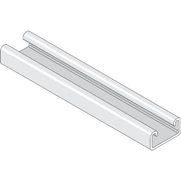 Show details for Stainless Steel 41mm x 21mm x 6m Plain Strut 2.5mm Thick 304119 Picture of Stainless Steel 41mm x 21mm x 6m Plain Strut 2.5mm Thick 304119