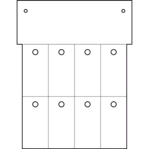 Picture of MG-Dog 48204 Dogtag 25 x 50mm with 1 x 5mm Hole Cembre 933680