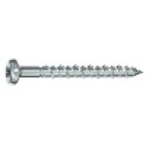 Picture of 6mm x  40mm Multi-Fix Pan HD Masonry Screw (T25 Drive) Zinc Plated 640MFPAN 244281